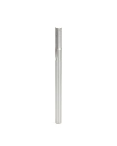 Amana tool HSS1603 Plastic Cutting, Double Straight O Flute 1/4 D x 3/4 CH x 1/4 SHK x 3-3/4 Inch Long High Speed Steel (HSS) Router Bit