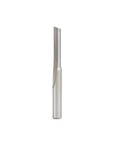 Amana tool HSS1506 Plastic Cutting, Single Straight O Flute 1/4 D x 1 CH x 1/4 SHK x 2-3/8 Inch Long High Speed Steel (HSS) Router Bit