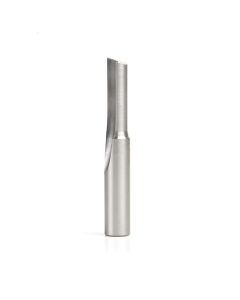 Amana tool HSS1507 Plastic Cutting, Single Straight O Flute 3/8 D x 1 CH x 3/8 SHK x 2-1/2 Inch Long High Speed Steel (HSS) Router Bit