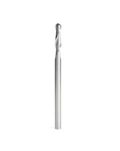 Amana tool 46451 SC Up-Cut Spiral Bal Nose 1/8 R x 1/4 D x 1 CH x 1/4 SHK x 4 Inch Long x 2 Flute Router Bit with High Mirror Finish