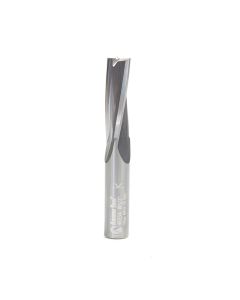 Amana tool 46334 Solid Carbide Slow Spiral 1/2 D x 1-1/2 CH x 1/2 SHK x 3-1/2 Inch Long Up-Cut 3-Flute Router Bit