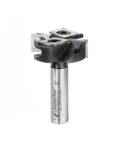 Amana tool RC-2253 Insert Mini Surfacing & Rabbeting Flycutter 2+2 Flute Design 1-1/2 D x 1/2 Inch CH x 12mm SHK Router Bit, Includes 2 Each of HMA-12 and HCK-70