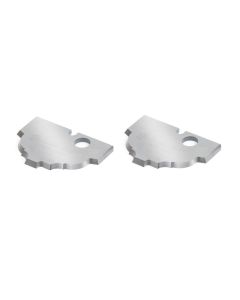 Amana tool RCK-490 Pair of Solid Carbide Cove & Bead MDF and Wood Plunge Form Insert Replacement Knives for RC-2490