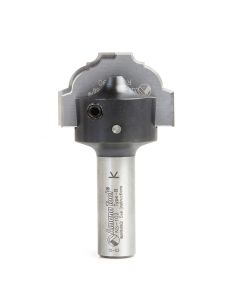Amana tool RC-2490 CNC Insert Nova System Cove & Bead Plunge Form for MDF and Wood Cabinet Doors 3/4 D x 7/16 CH x 1/2 Inch SHK Router Bit
