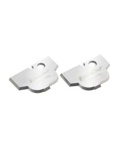 Amana tool RCK-499 Pair of Solid Carbide Classical Cove MDF and Wood Plunge Form Insert Replacement Knives for RC-2499