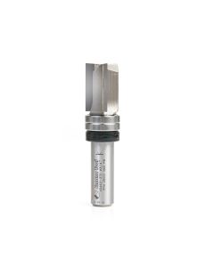 Amana tool 45463-3TS Carbide Tipped Flush Trim Plunge Template 3/4 D x 1 CH x 1/2 Inch SHK w/ Upper Bal Bearing 3 Flute Router Bit