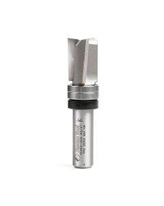 Amana tool 45463-3US Carbide Tipped Face Plunge Template Up Shear Angle 3/4 D x 1 CH x 1/2 Inch SHK w Upper Bal Bearing 3 Flute Router Bit