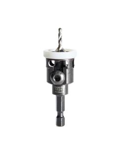 Amana tool 55293 Carbide Tipped Countersink w/Adjustable Low Friction Depth-Stop 3/8 D x 49 Deg x 1/4 SHK Includes Repl. Dril Bit 630-224