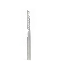 Amana tool 57333 Metric SC Spiral O Single Flute, Plastic Cutting 6 D x 30 CH x 6 SHK x 76mm Long Down-Cut CNC Router Bit with Mirror Finish