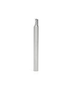 Amana tool 57323 Metric SC CNC Spiral O Single Flute, Plastic Cutting 6 D x 8 CH x 6 SHK x 64mm Long Up-Cut Router Bit with Mirror Finish