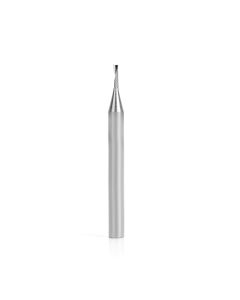 Amana tool 57311 Metric SC CNC Spiral O Single Flute, Plastic Cutting 2 D x 8 CH x 6 SHK x 64mm Long Up-Cut Router Bit with Mirror Finish