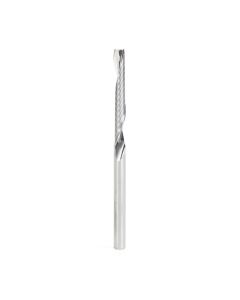 Amana tool 57320 Metric SC CNC Spiral O Single Flute, Plastic Cutting 4 D x 30 CH x 4 SHK x 64mm Long Up-Cut Router Bit with Mirror Finish