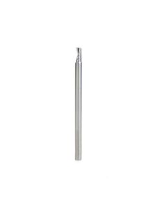 Amana tool 57303 Metric SC Spiral O Single Flute, Aluminum Cutting 4 D x 8 CH x 4 SHK x 66mm Long Up-Cut Router Bit with Mirror Finish
