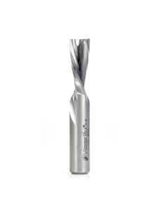 Amana tool HSS1661 HSS Spiral Aluminum Cutting Double Flute Down-Cut 1/2 D x 1-1/4 CH x 1/2 Inch SHK Router Bit