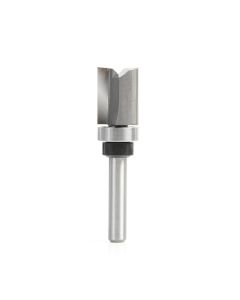 Amana tool 45361 Carbide Tipped Flush Trim Plunge Template 9/16 D x 3/4 CH x 1/4 Inch SHK w/ Upper Bal Bearing Router Bit