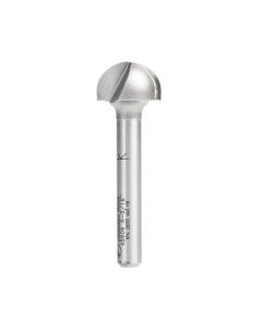 Amana tool 45909 Carbide Tipped Core Box 5/16 R x 5/8 D x 3/8 CH x 1/4 Inch SHK Router Bit