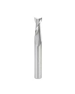 Amana tool 46339 Solid Carbide Spiral 2 Flute Plunge 3/8 D x 7/8 CH x 3/8 SHK x 3 Inch Long Up-Cut Router Bit