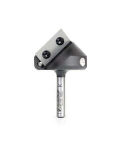 Amana tool RC-1140 Insert V-Groove 91 Deg x 3/4 CH x 1/4 Inch SHK CNC Router Bit
