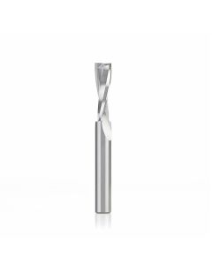 Amana tool 46259S CNC Solid Carbide Spiral Plunge for Solid Wood 3/8 D x 1-1/4 CH x 3/8 SHK x 3-1/4 Inch Long Up-Cut Router Bit