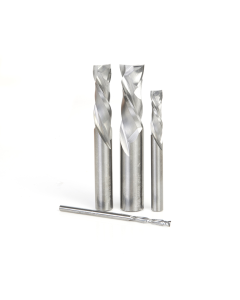 Amana tool AMS-182 4-Pc CNC Solid Carbide Compression Spiral Router Bit Colection