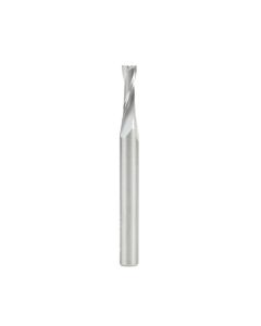 Amana tool 51763 SC CNC Spiral Double O Flute, Plastic Cutting 3/16 Dia x 5/8 CH x 1/4 Shank x 2-1/2 Inch Long Up-Cut Router Bit