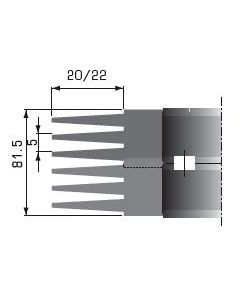 FS Tool 186A66 HSS KNIVES
