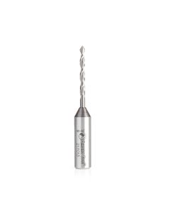 Amana tool 217013 Solid Carbide Through-Hole Dowel Dril Boring Bit R/H 3mm D x 70mm Long x 10x25mm SHK