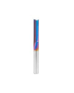Amana tool 43608-K SC Spektra Extreme tool Life Coated Double Straight V Flute, Plastic Cutting 1/4 D x 1 CH x 1/4 SHK x 2-1/2 Inch Long Router Bit
