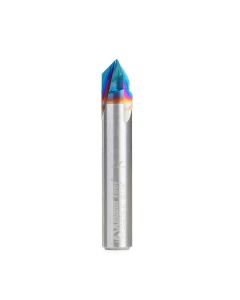 Amana tool 45626-K SC Spektra Extreme tool Life Coated V-Groove 90 Deg x 1/4 D x 1/8 CH x 1/4 Inch SHK 3-Flute Router Bit