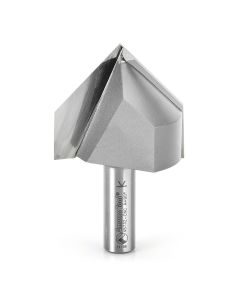 Amana tool 45732-CNC Carbide Tipped V-Groove 90 Deg x 2 Inch D x -1-3/4 CH x 1/2 SHK Router Bit