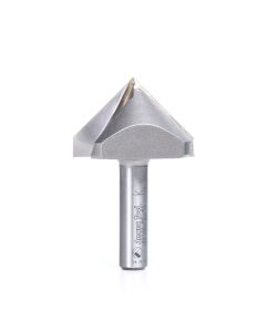 Amana 45732 Carbide Tipped V Groove 90 Deg x 2 Inch Dia x 1-3/4 x 1/2 Shank