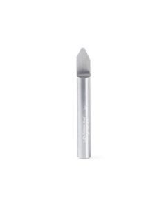 Amana tool 45767 Solid Carbide 60 Degree Engraving 0.060 Tip Width x 1/4 SHK x 2 Inch Long Signmaking Router Bit