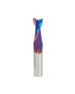 Amana tool 46106-K SC Spektra Extreme tool Life Coated Spiral Plunge 1/2 Dia x 1-1/4 CH x 1/2 SHK 3 Inch Long Up-Cut Router Bit