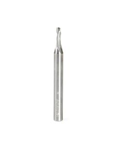 Amana tool 46139 CNC Solid Carbide Compression Spiral 1/8 Dia x 3/8 Cut Height x 1/4 Shank x 2-1/2 Inch Long Single Flute Router Bit