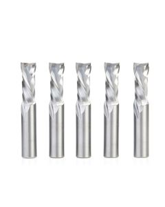 Amana tool 46188-5, 5-Pack CNC Solid Carbide Compression Spiral 1/2 D x 1-1/4 CH x 1/2 SHK x 3 Inch Long Router Bits