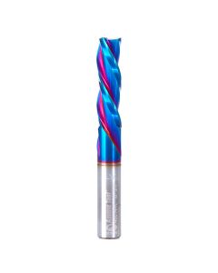 Amana tool 46214-K SC Spektra Extreme tool Life Coated Spiral Plunge 3/8 Dia x 1-1/4 CH x 3/8 SHK 3 Inch Long Down-Cut 3-Flute Router Bit