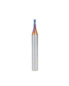 Amana tool 46244-K SC Spektra Extreme tool Life Coated Spiral Plunge 3/32 Dia x 1/4 CH x 1/4 SHK 2 Inch Long Down-Cut Router Bit