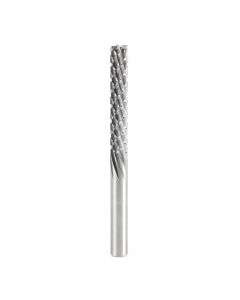 Amana tool 46265 Solid Carbide Carbon Fiber Cutting Down-Cut 1/4 Dia x 1-1/2 Cut Height x 1/4 Shank x 3 Inch Long Router Bit