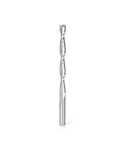 Amana tool 46277 CNC Solid Carbide Foam Cutting Up-Cut Spiral 3/8 Dia x 4 Cut Height x 3/8 Shank x 6 Inch Long Flat Bottom Router Bit
