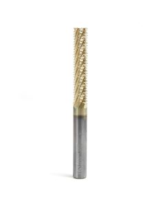 Amana tool 46305 Solid Carbide ZrN Coated Honeycomb Hogger 3/8 D x 2 CH x 3/8 SHK x 4 Inch Long, 8-Flute CNC Router Bit