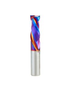 Amana tool 46354-K CNC SC Spektra Extreme tool Life Coated Mortise Compression Spiral 1/2 D x 1-1/4 CH 1/2 SHK 3 Inch Long 2 Flute Router Bit