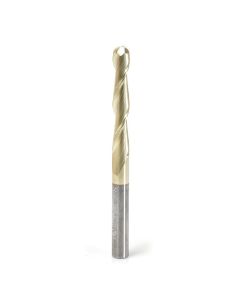 AMANA - 46479 - 2 FLUTE CNC 2D/3D CARVING BIT, 6MM DIAMETER