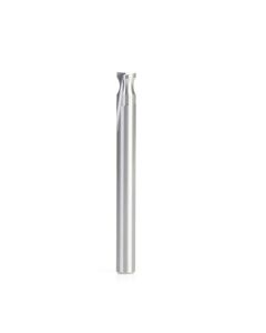 Amana tool 46484 Solid Carbide Double O Flute Plastic Edge Rounding 1/4 D x 3/16 R x 3/8 CH x 1/4 Inch SHK Router Bit