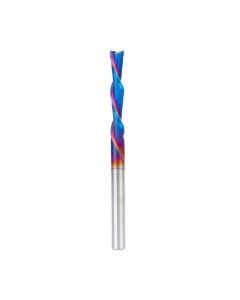 Amana tool 46502-K SC Spektra Extreme tool Life Coated Spiral Plunge 1/4 Dia x 1-1/2 CH x 1/4 SHK 3-1/2 Inch Long Down-Cut Router Bit