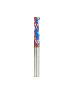 Amana tool 46700-K CNC SC Spektra Extreme tool Life Coated Compression Spiral 1/4 D x 7/8 CH x 1/4 SHK x 2-1/2 Inch Long 2 Flute Router Bit for Birch Plywood