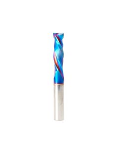 Amana tool 46711-K CNC SC Spektra Extreme tool Life Coated Mortise Compression Spiral 3/8 D x 1-1/4 CH x 3/8 SHK x 2-1/2 Inch Long 2 Flute Router Bit for Birch Plywood