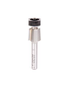 Amana tool 47146 Laminate Trimmer with Euro TM Square Bearing 1/2 Dia x 1/2 Cut Height x 1/4 Inch Shank Carbide Tipped Router Bit