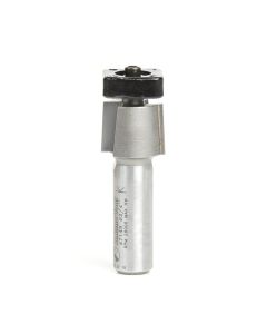 Amana tool 47149 Laminate Trimmer with Euro TM Square Bearing 3/4 Dia x 5/8 Cut Height x 1/2 Inch Shank Carbide Tipped Router Bit