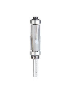 Amana tool 47168 Carbide Tipped Flush Trim Compression 5/8 D x 1-3/8 Inch CH x 1/4 SHK w/ Upper and Lower Bal Bearing Guides Router Bit