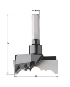 CMT 531.702 Rosette Cutter, 2-3/4-Inch Diameter x 2-29/32-Inch Length, 3/8-Inch Shank